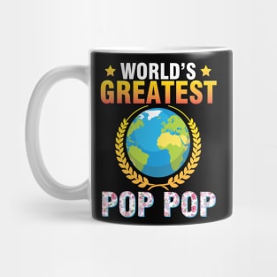 World's Greatest Pop Pop Happy To Me Mother Father Dad Mom Mug